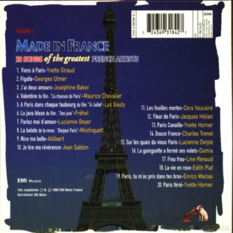 Made In France Vol.1 [CD]