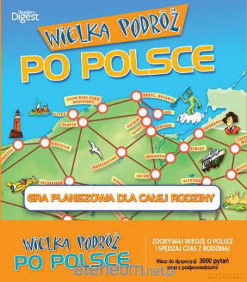 Wielka podróż po Polsce - gra planszowa [GRA]