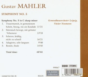 V. Gewandhausorchester Leipzig: Mahler: Sinfonie 5 (Classi [CD]