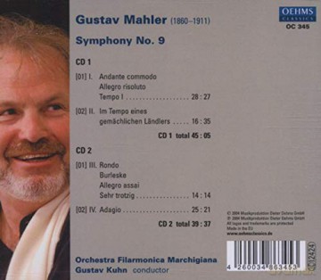 Gustav Kuhn: Mahler: Symphony No 9 [2CD]
