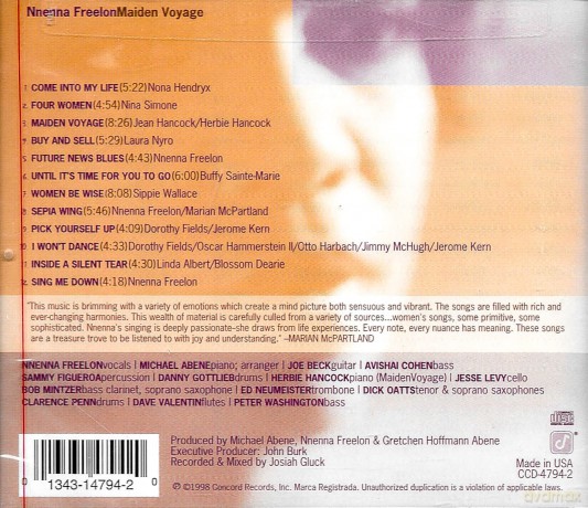 Nnenna Freelon: Maiden Voyage [CD]