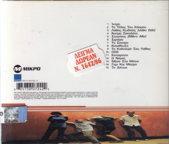 Mikro: Makro-To Ta(C)Los Tou Ka3smou [CD]