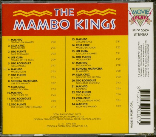Mambo Kings [CD]
