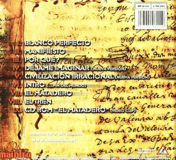 Insania: Manifesto [CD]