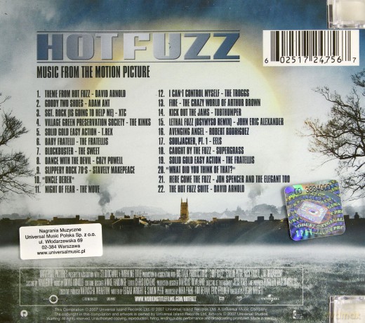 Hot Fuzz soundtrack (Ostre Psy) [CD]