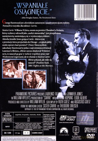 Siostra Carrie [DVD]