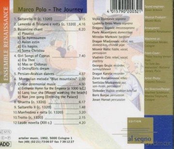 Marco Polo: Marco Polo [CD]