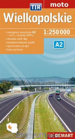 Wielkopolskie TIR - mapa samochodowa [KSIĄŻKA]