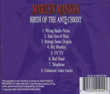 Marilyn Manson: Marilyn Manson-Birth Of The Anti-Christ [CD]
