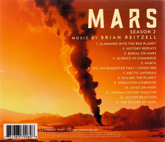 Brian Reitzell: Mars Season 2 - O.S.T. [CD]