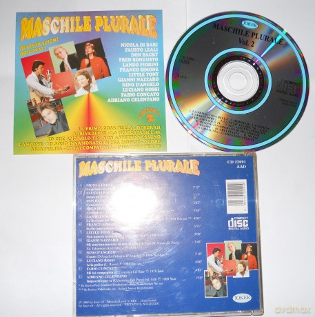 Maschile Plurale Volume 2 [CD]