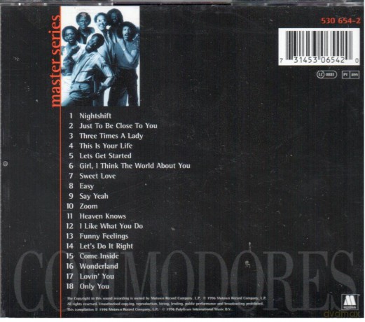 The Commodores: Master Series [CD]