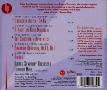 Eduardo Mata: Mata Conducts Orchestral Showpieces [CD]