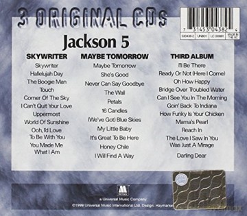 The Jackson 5: Maybe Tomorrow / Skywriter / Third Album [3CD]