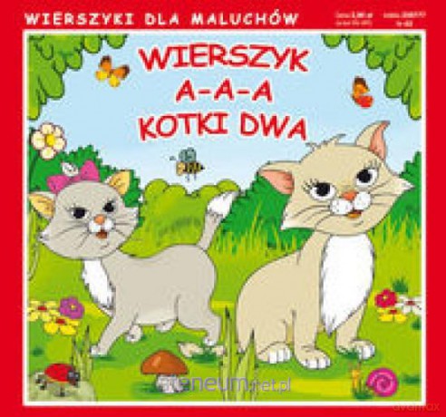 Wierszyk A-a-a kotki dwa [KSIĄŻKA]