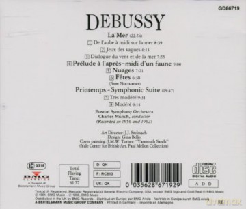 Claude Debussy: Mer/Apres-Midi/Printemps [CD]