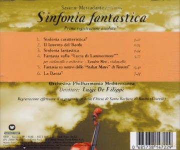 Filippi: Mercadante: Sinfonia Fantastica [CD]