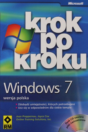 Windows 7 krok po kroku + CD RM [KSIĄŻKA]+[CD]
