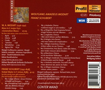 Gunter Wand: Messe C-Dur/stabat Mater [CD]