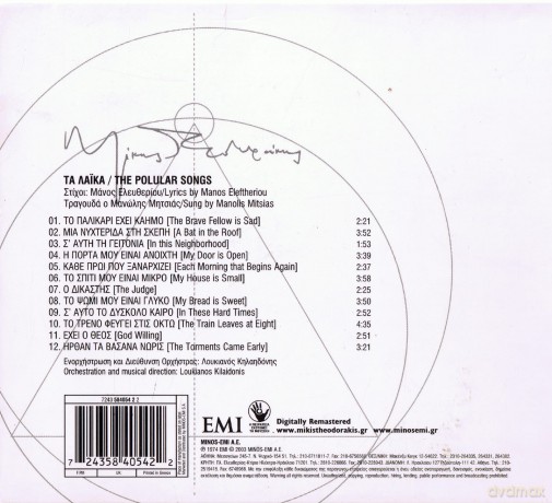 Mikis Theodorakis: Mikis Theodorakis-Ta Leka [CD]