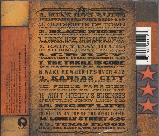 Willie Nelson: Milk Cow Blues [CD]