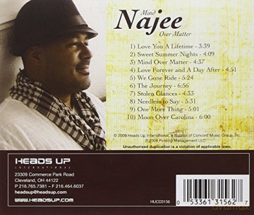 Najee: Mind Over Matter [CD]