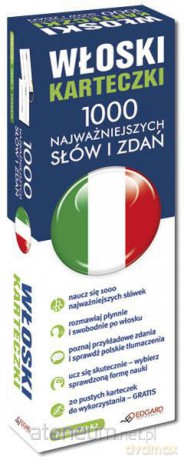 Włoski Karteczki 1000 najważniejszych słów i zdań [KSIĄŻKA]