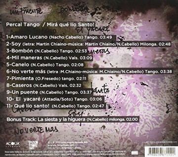 Percal Tango: Mira Que Lio Santo! [CD]
