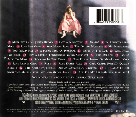 Barbra Streisand: Mirror Has Two Faces [CD]