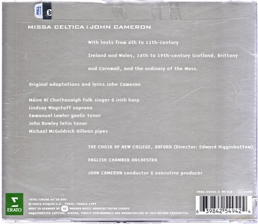 John Cameron: Missa Celtica [CD]