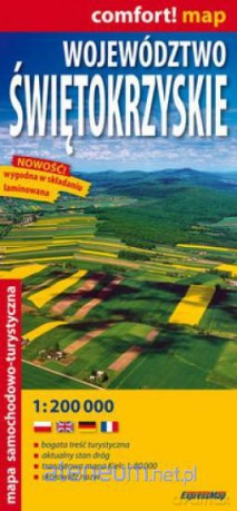 Województwo Świętokrzyskie laminowana mapa samocho [KSIĄŻKA]