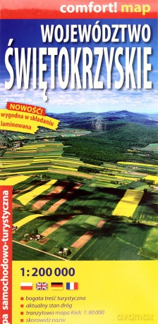 Województwo Świętokrzyskie laminowana mapa samocho [KSIĄŻKA]