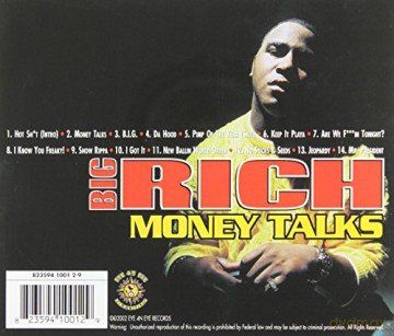 Big Rich: Money Talks [CD]