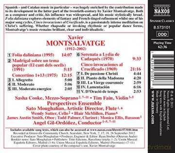 Sasha Cooke: Montsalvatge: Madrigal [CD]