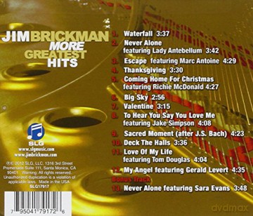 Jim Brickman: More Greatest Hits [CD]