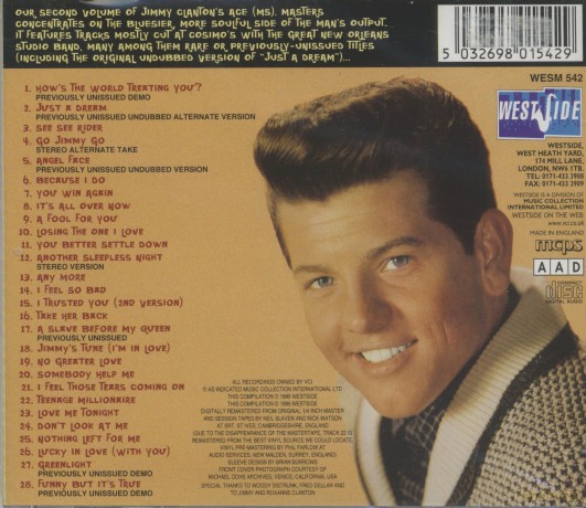 Jimmy Clanton: More Of The Best [CD]