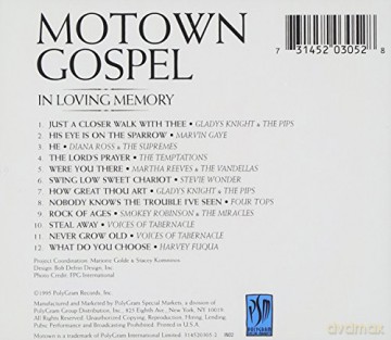 Motown Gospel 2: In Loving Memory [CD]