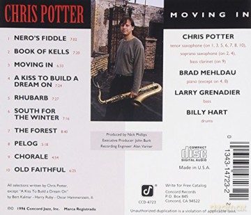 Chris Potter: Moving In [CD]