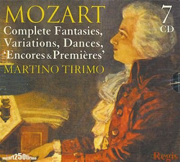 Martino Tirimo: Mozart - Complete Piano Edition II: Complete Fantasies, Variations, Dances Etc [7CD]