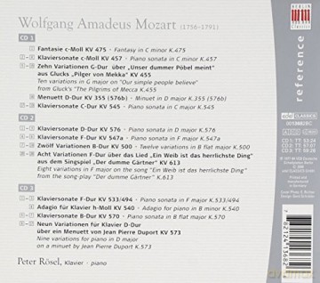 Wolfgang Amadeus Mozart: Mozart - Piano Works [3CD]