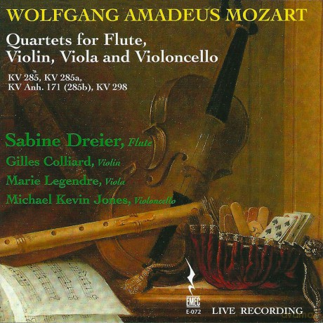Wolfgang Amadeus Mozart: Mozart: Flute Quartets [CD]