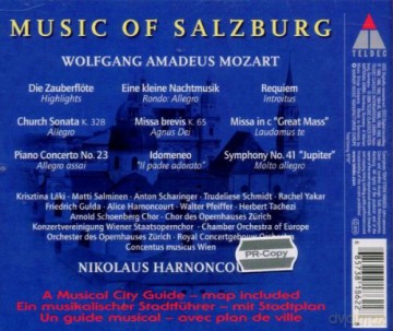 Music From Salzbourg: Mozart: Music of Salzbourg [CD]