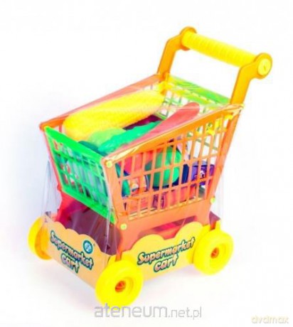 Wózek supermarket z akcesoriami 30cm [ZABAWKA]