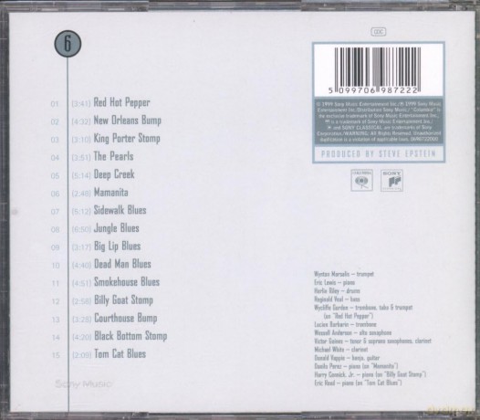 Wynton Marsalis: Mr. Jelly Lord: Standard Time Vol. Six [CD]