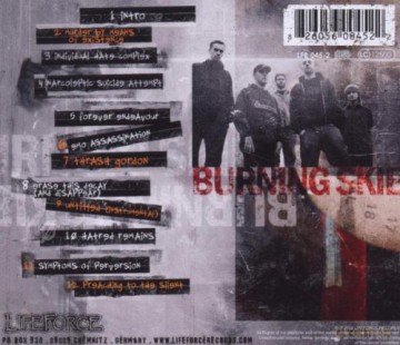 Burning Skies: Murder By Means Of Existence [CD]