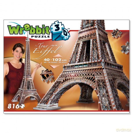 Wrebbit puzzle 3D 816 La Tour Eiffel [PUZZLE]