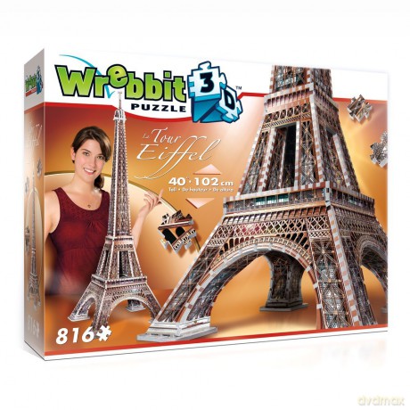 Wrebbit puzzle 3D 816 La Tour Eiffel [PUZZLE]