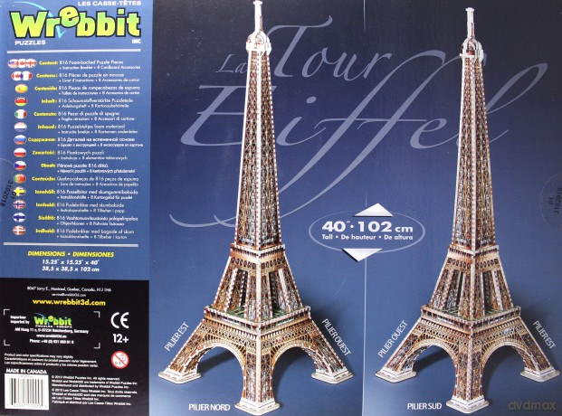 Wrebbit puzzle 3D 816 La Tour Eiffel [PUZZLE]