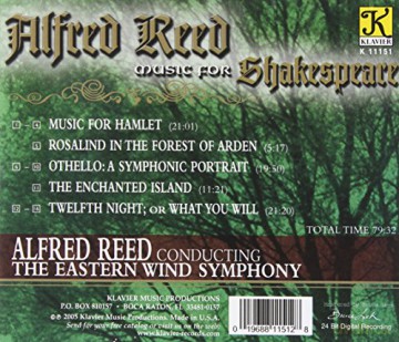 Eastern Wind Symphony: Music for Shakespeare [CD]