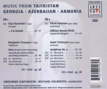 Giya Kancheli Benjamin Yusupov Fikret Amirow Awet Terteryan Michael Helmrath Dresdner Sinfoniker: Music From Tajikistan, Georgia, Azerbeijan, Armenia [CD]